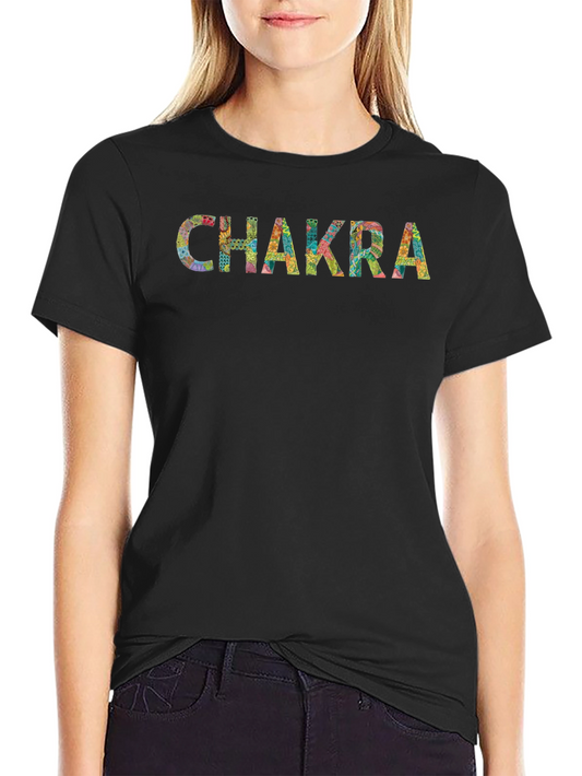 Chakra Design Black T-Shirt