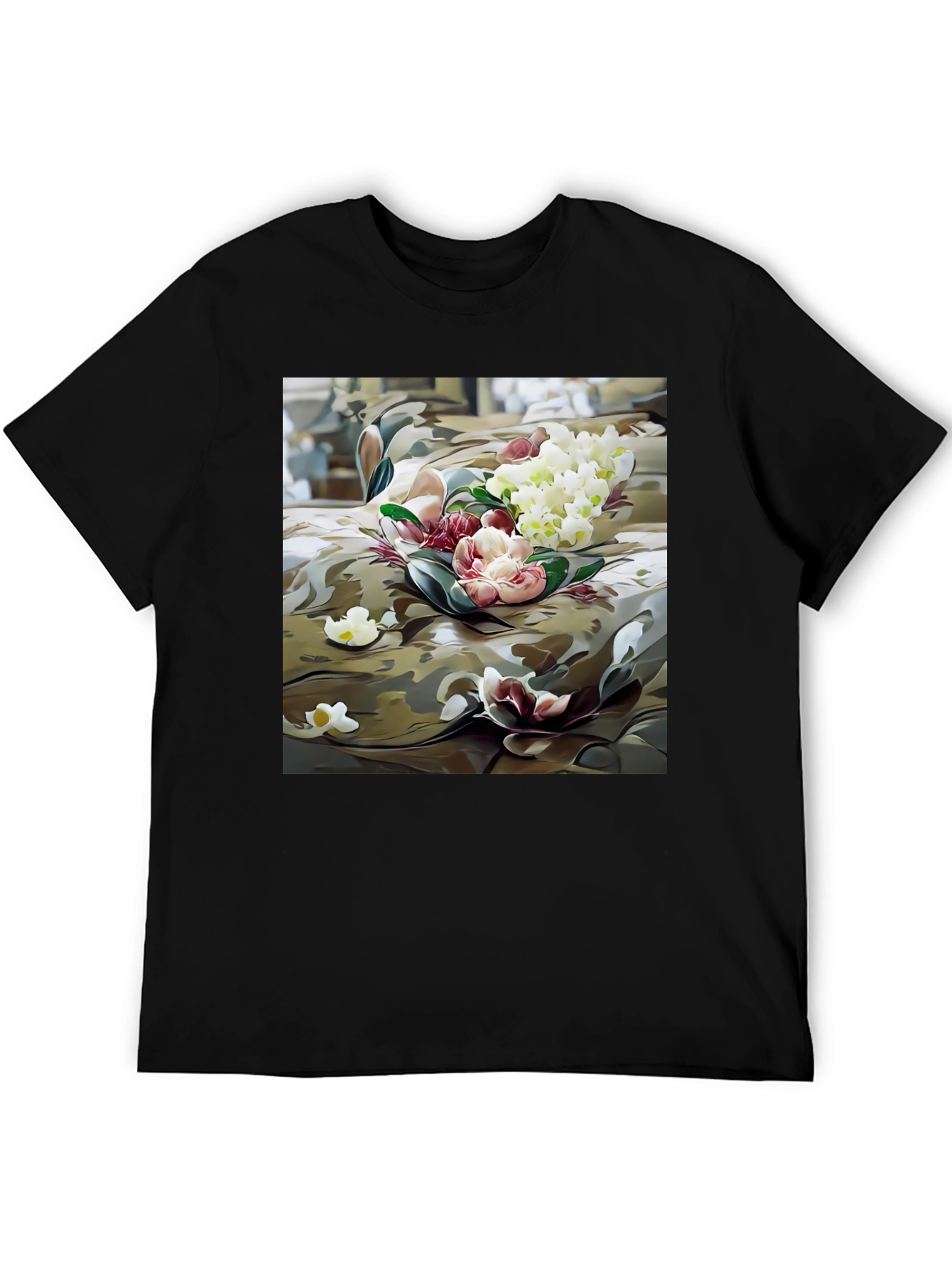 Floral Camo Graphic Tee