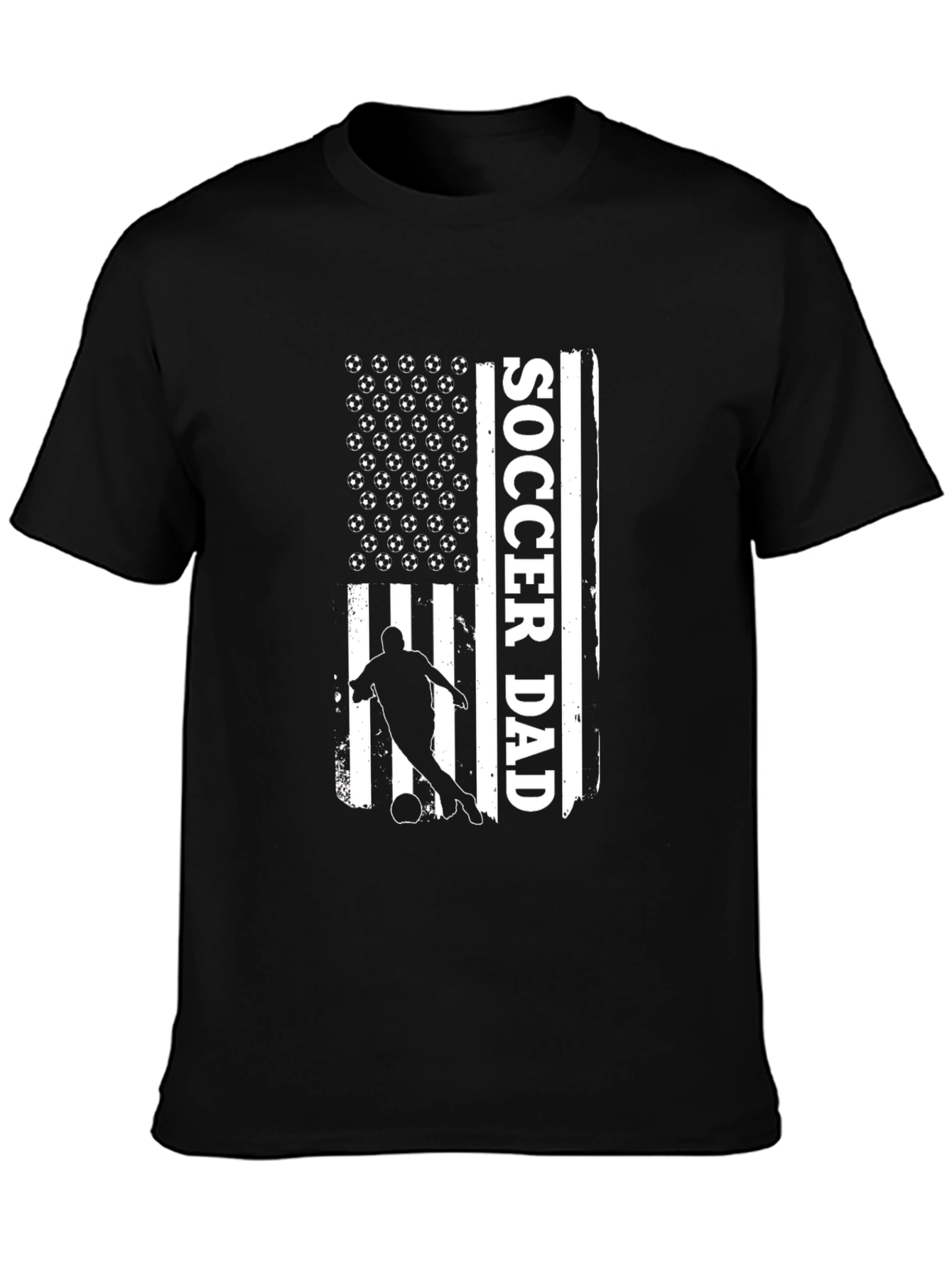 Soccer Dad Graphic T-Shirt - Black