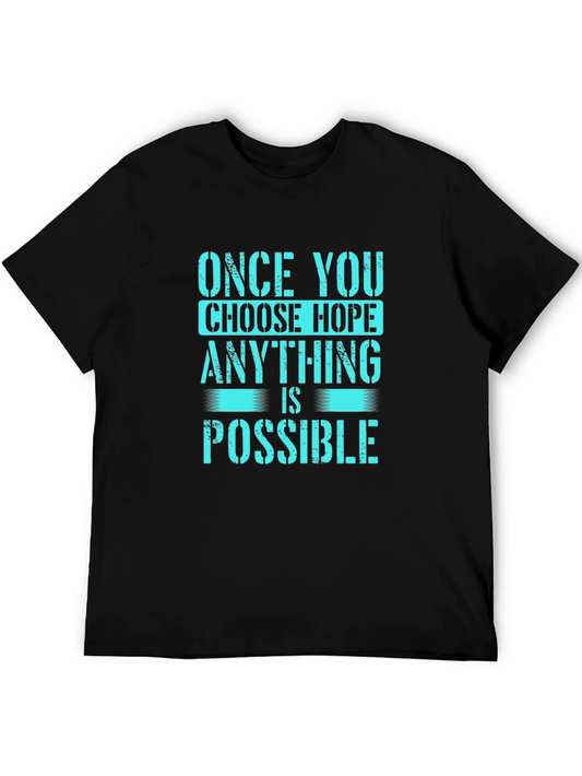 Choose Hope Graphic Tee - Inspirational Message