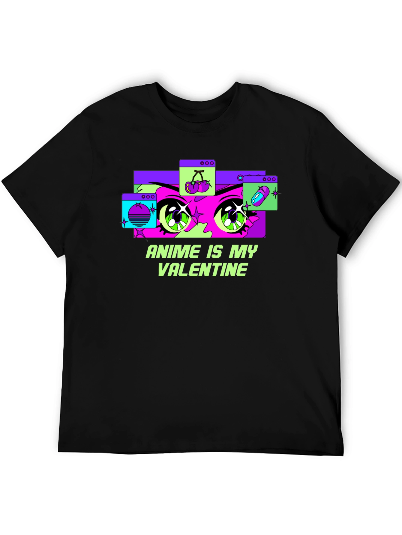 Anime Is My Valentine Graphic Tee