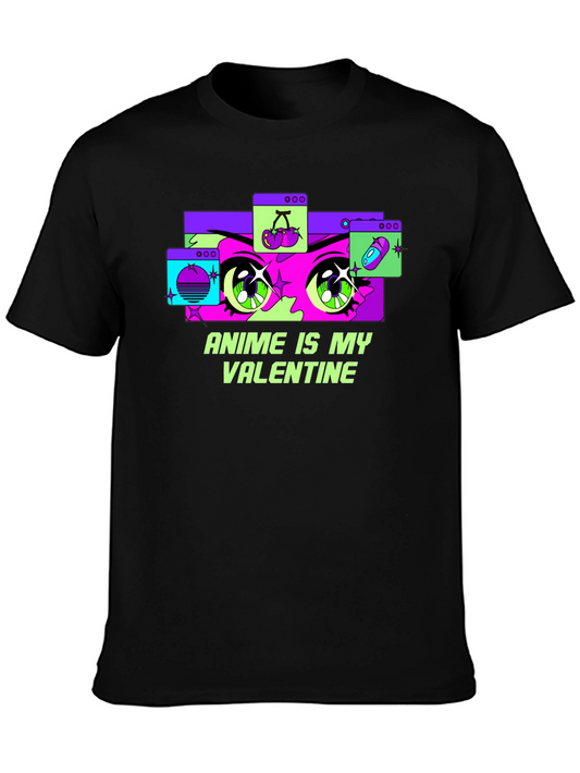 Anime Is My Valentine Graphic Tee