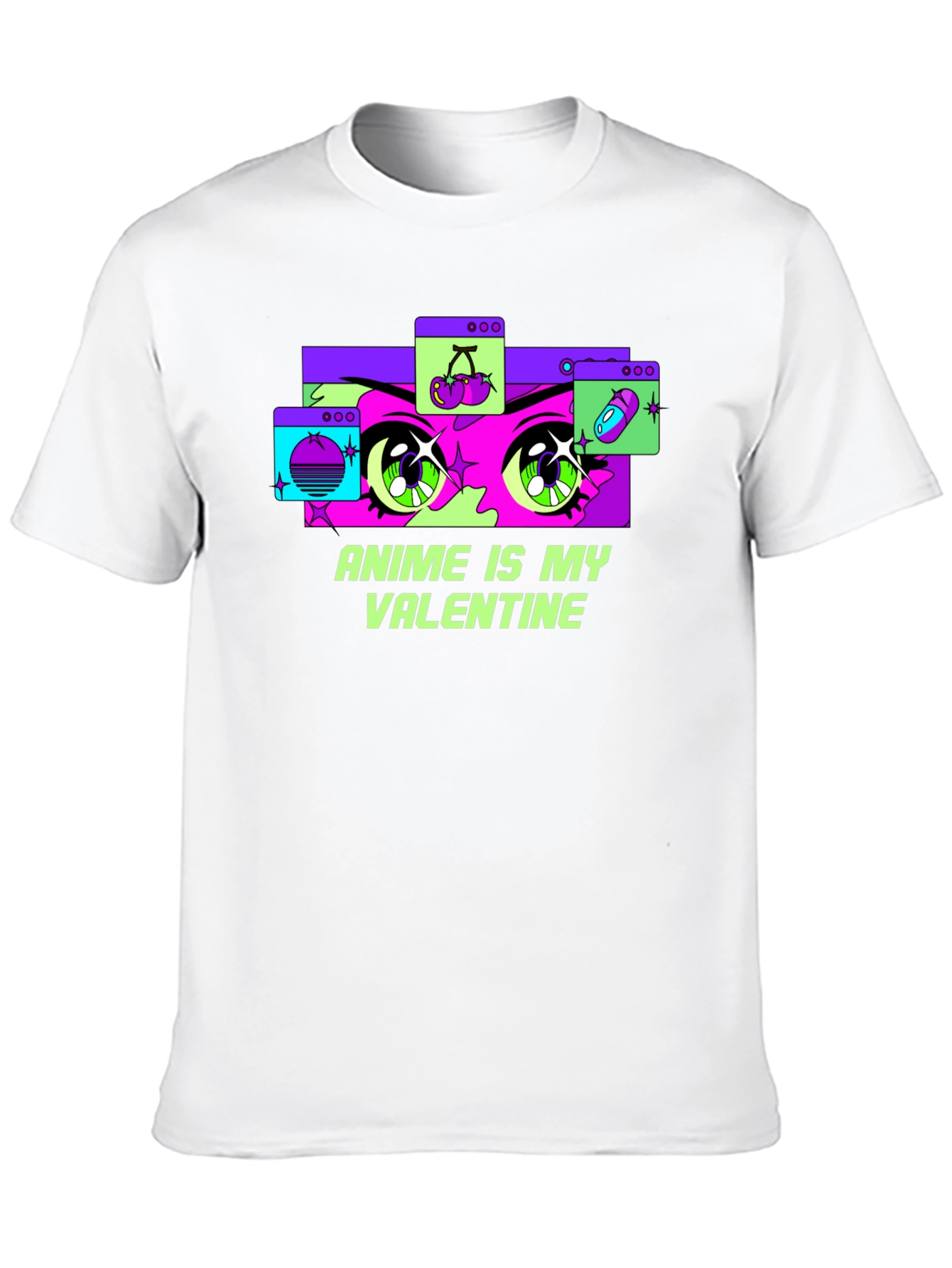 Anime Is My Valentine Graphic Tee