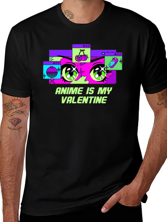 Anime Is My Valentine Graphic Tee