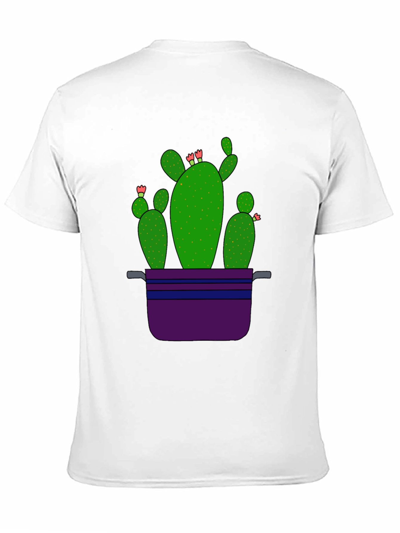 Cactus in a Pot T-Shirt - Quirky Graphic Tee