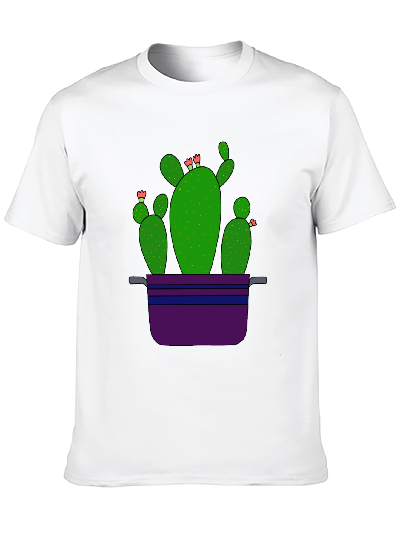 Cactus in a Pot T-Shirt - Quirky Graphic Tee