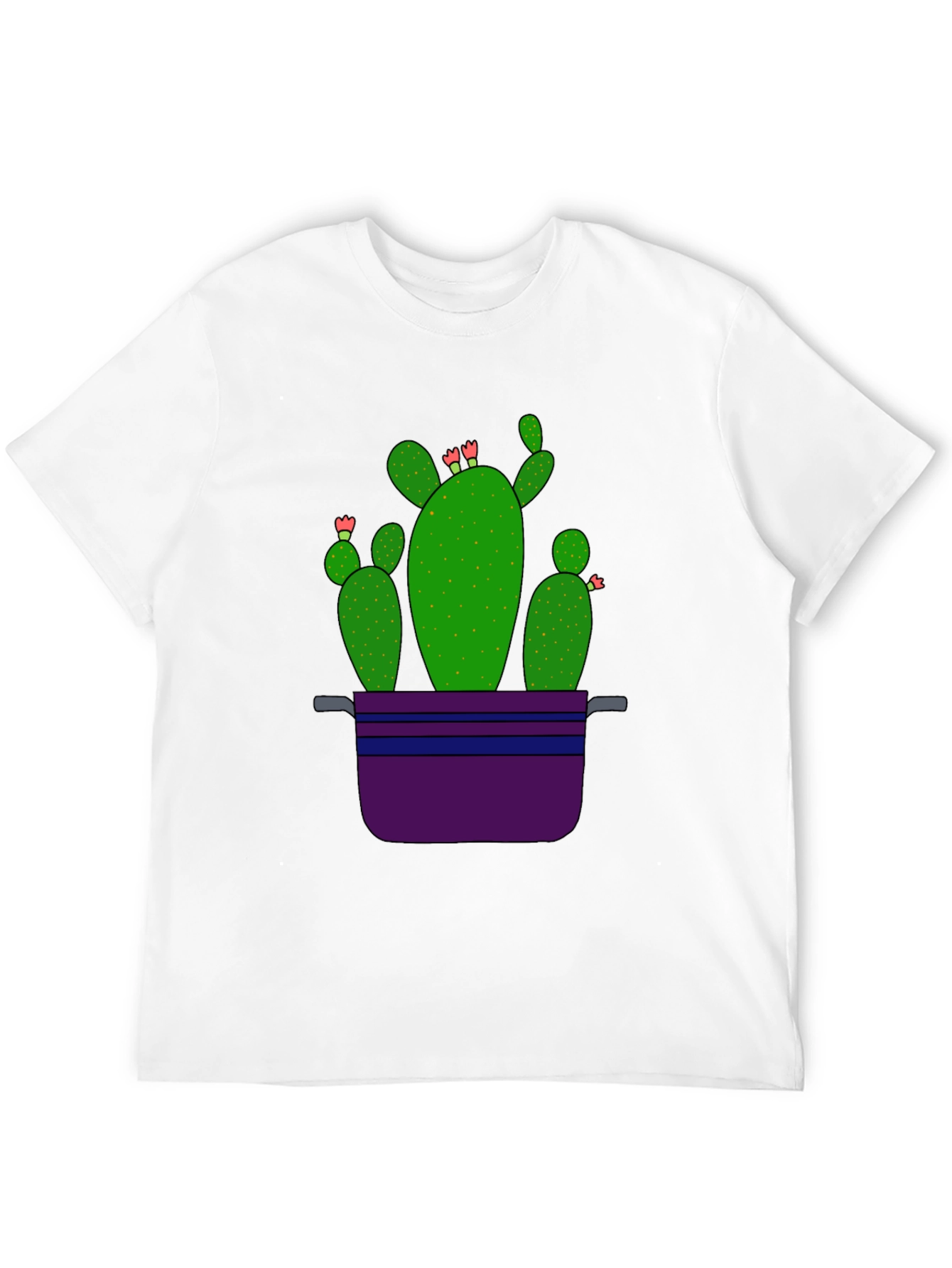 Cactus in a Pot T-Shirt - Quirky Graphic Tee
