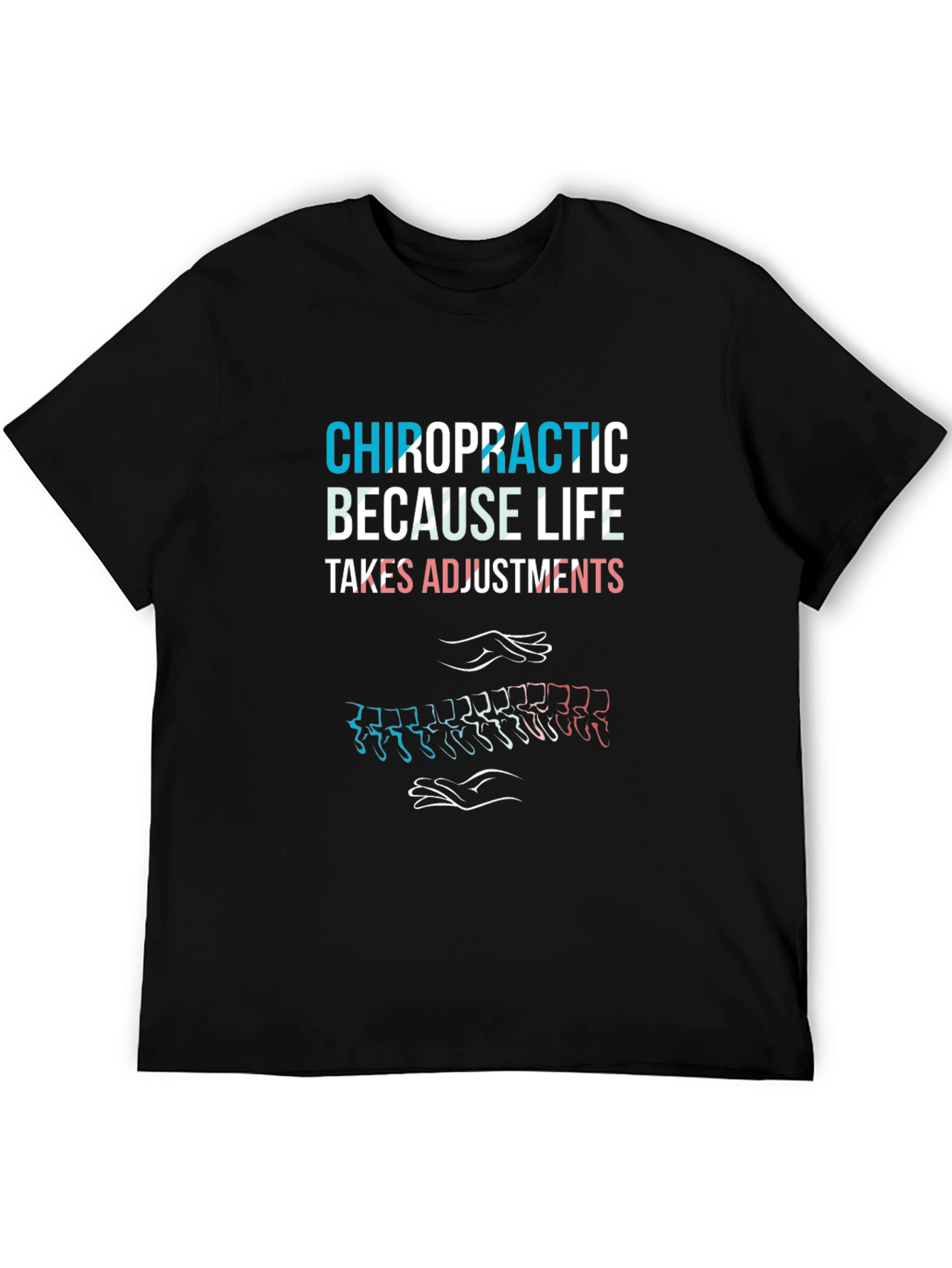 Chiropractic Adjustment T-Shirt - Spine Alignment Tee