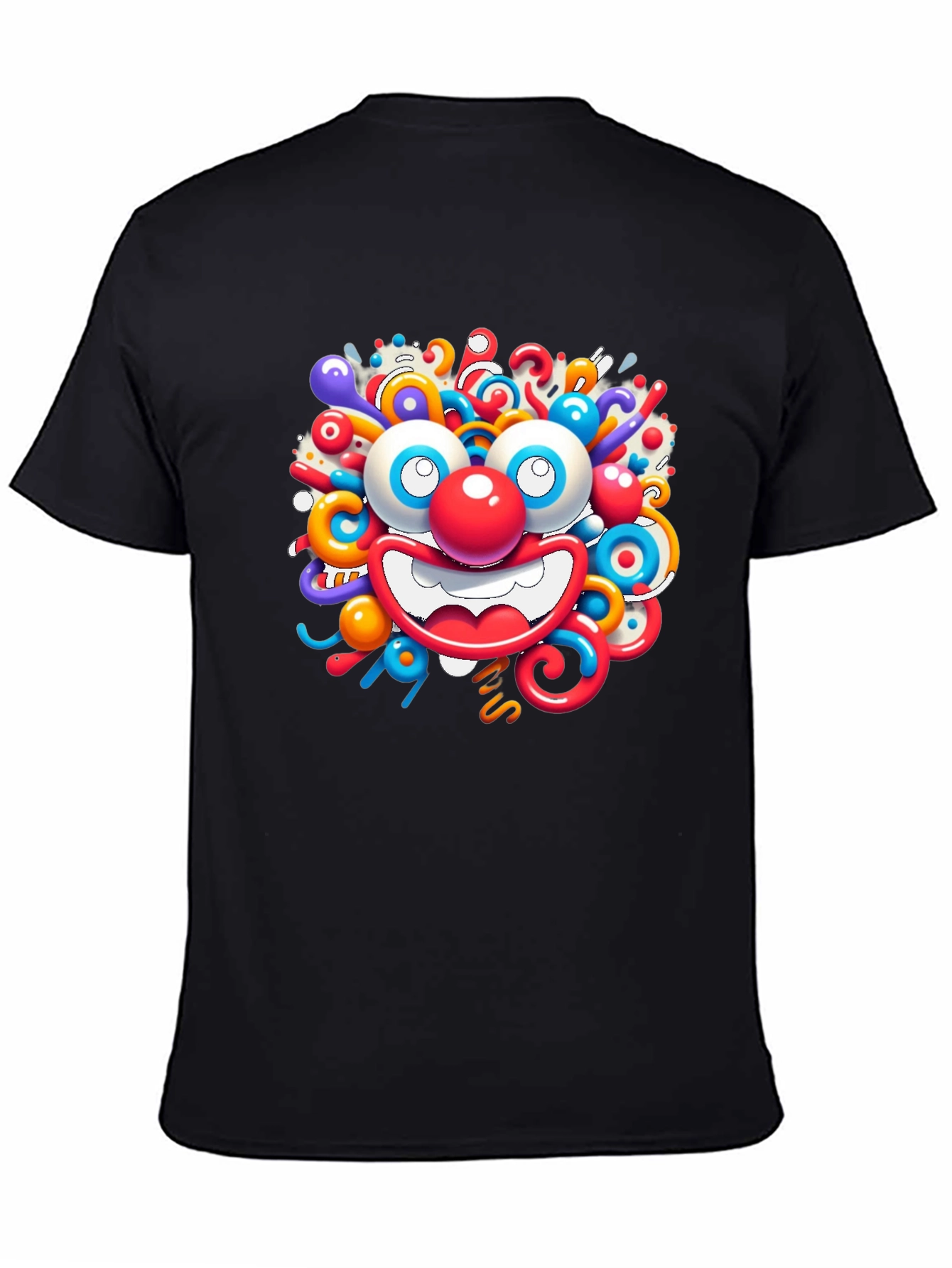 Fun Clown Graphic Tee - Quirky Unisex T-Shirt