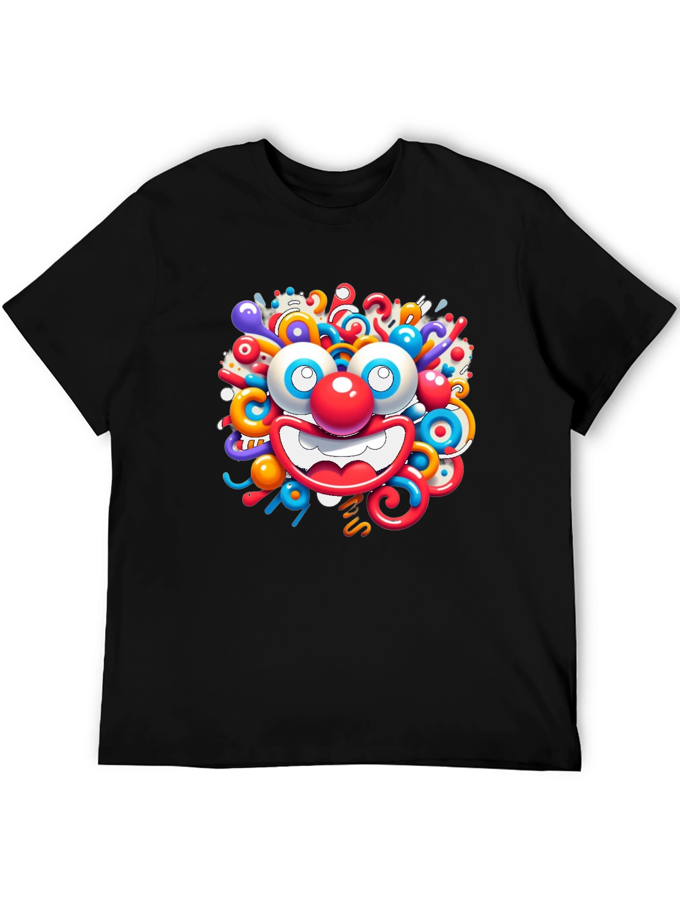 Fun Clown Graphic Tee - Quirky Unisex T-Shirt