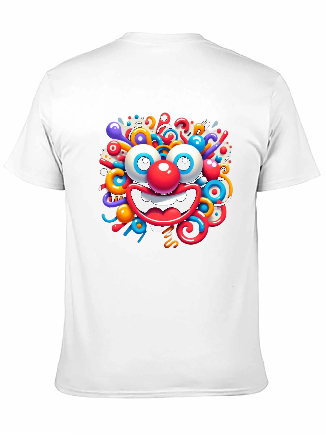 Fun Clown Graphic Tee - Quirky Unisex T-Shirt
