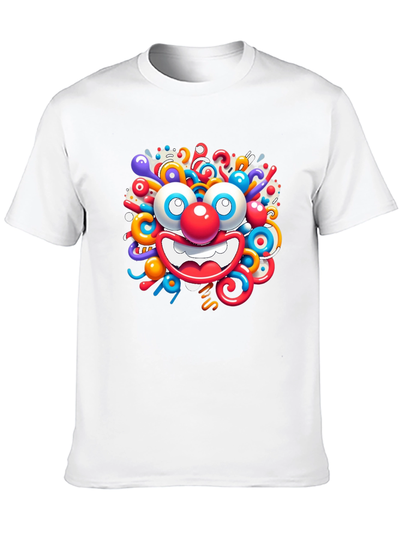 Fun Clown Graphic Tee - Quirky Unisex T-Shirt