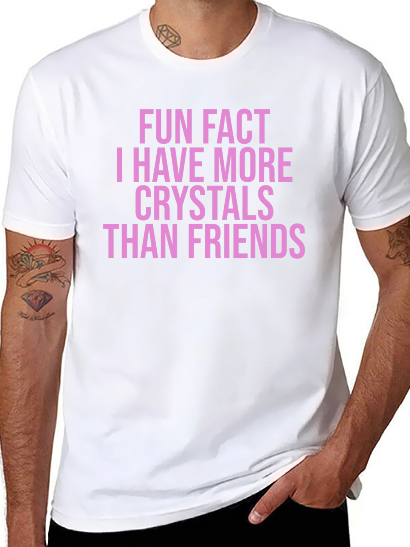 Fun Fact Crystals Graphic Tee