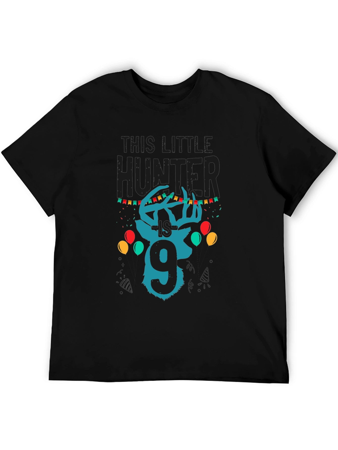 Little Hunter 9th Birthday T-Shirt