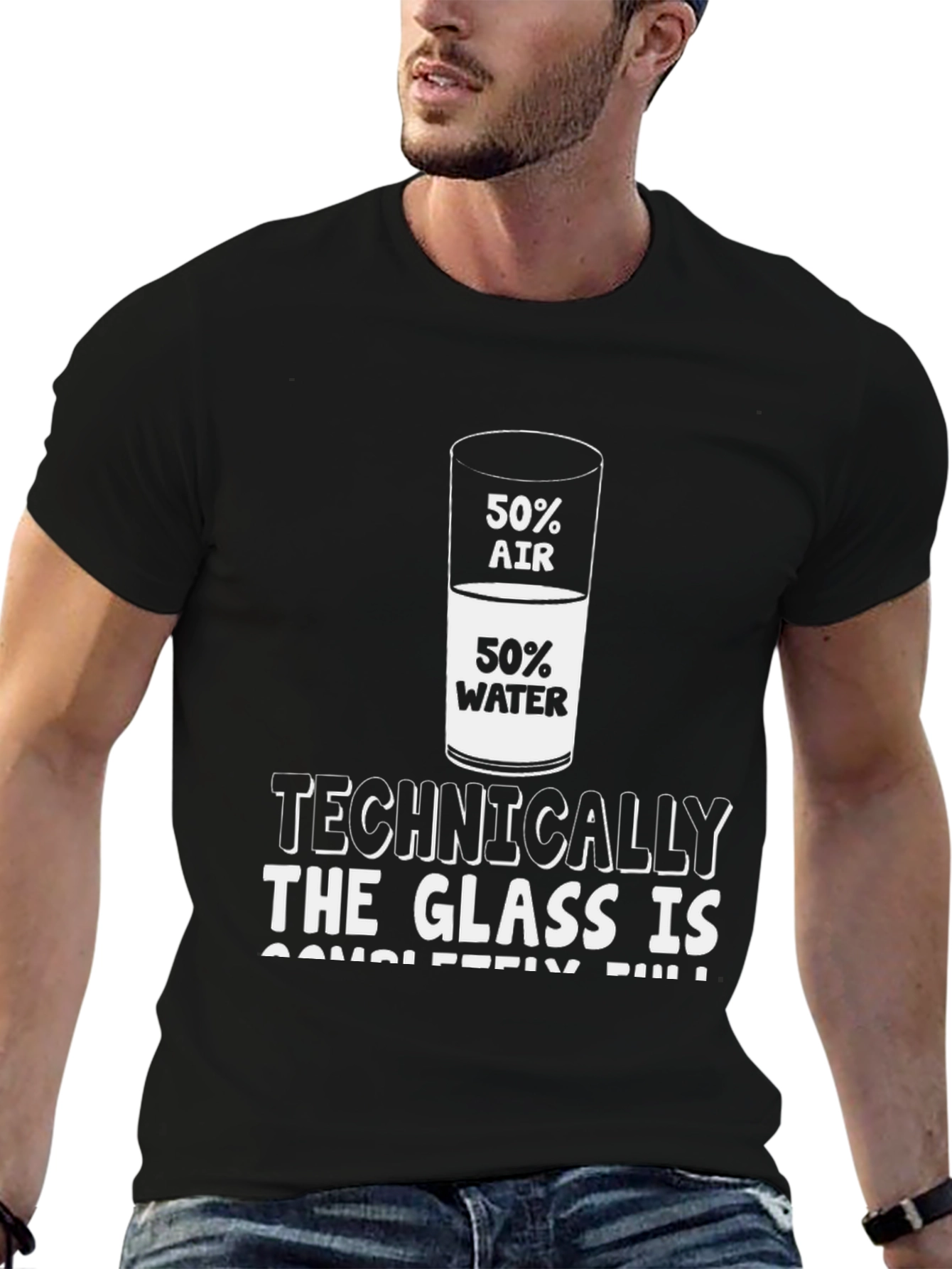 Technically Full T-Shirt - Funny Science Shirt
