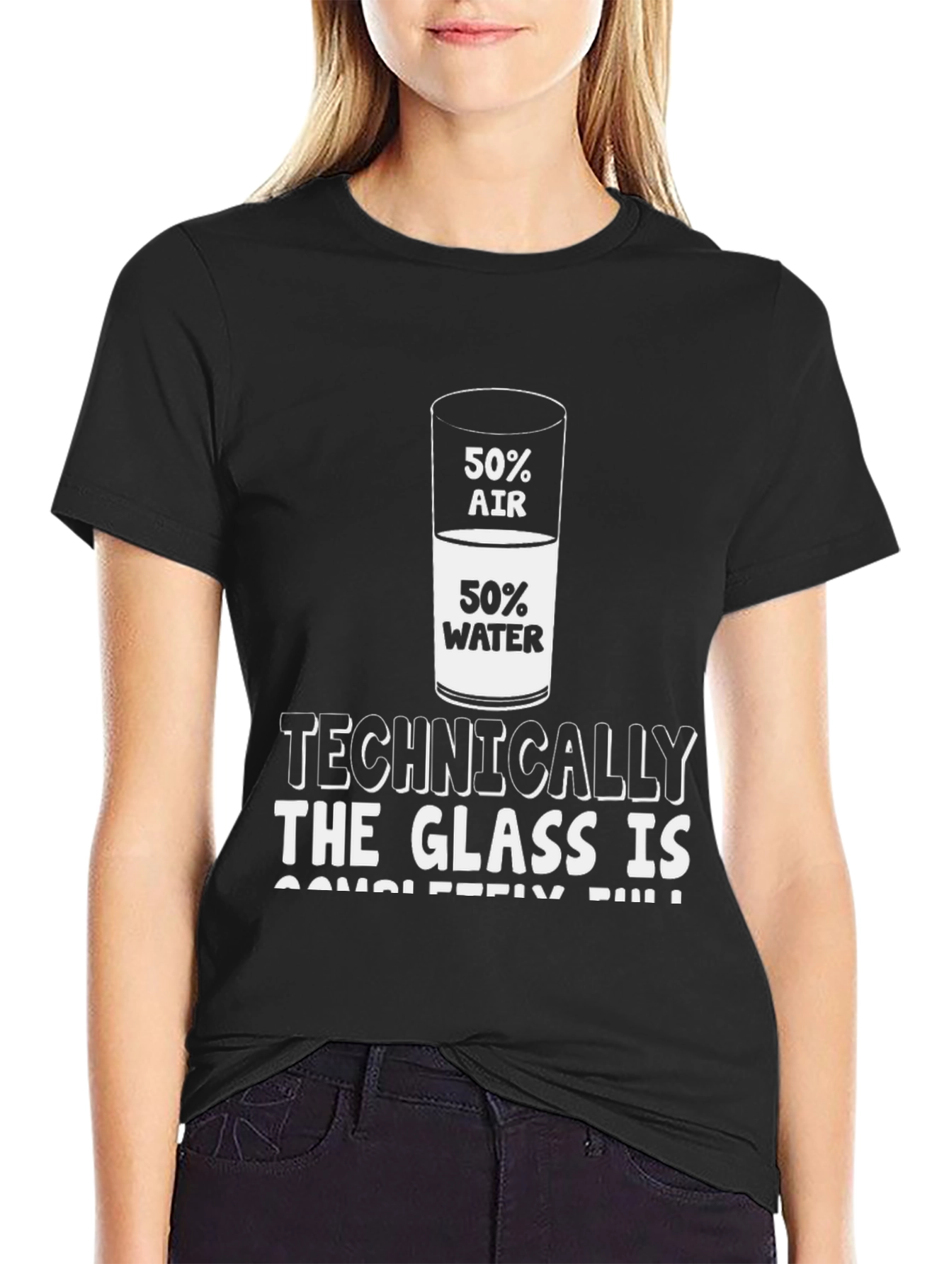Technically Full T-Shirt - Funny Science Shirt