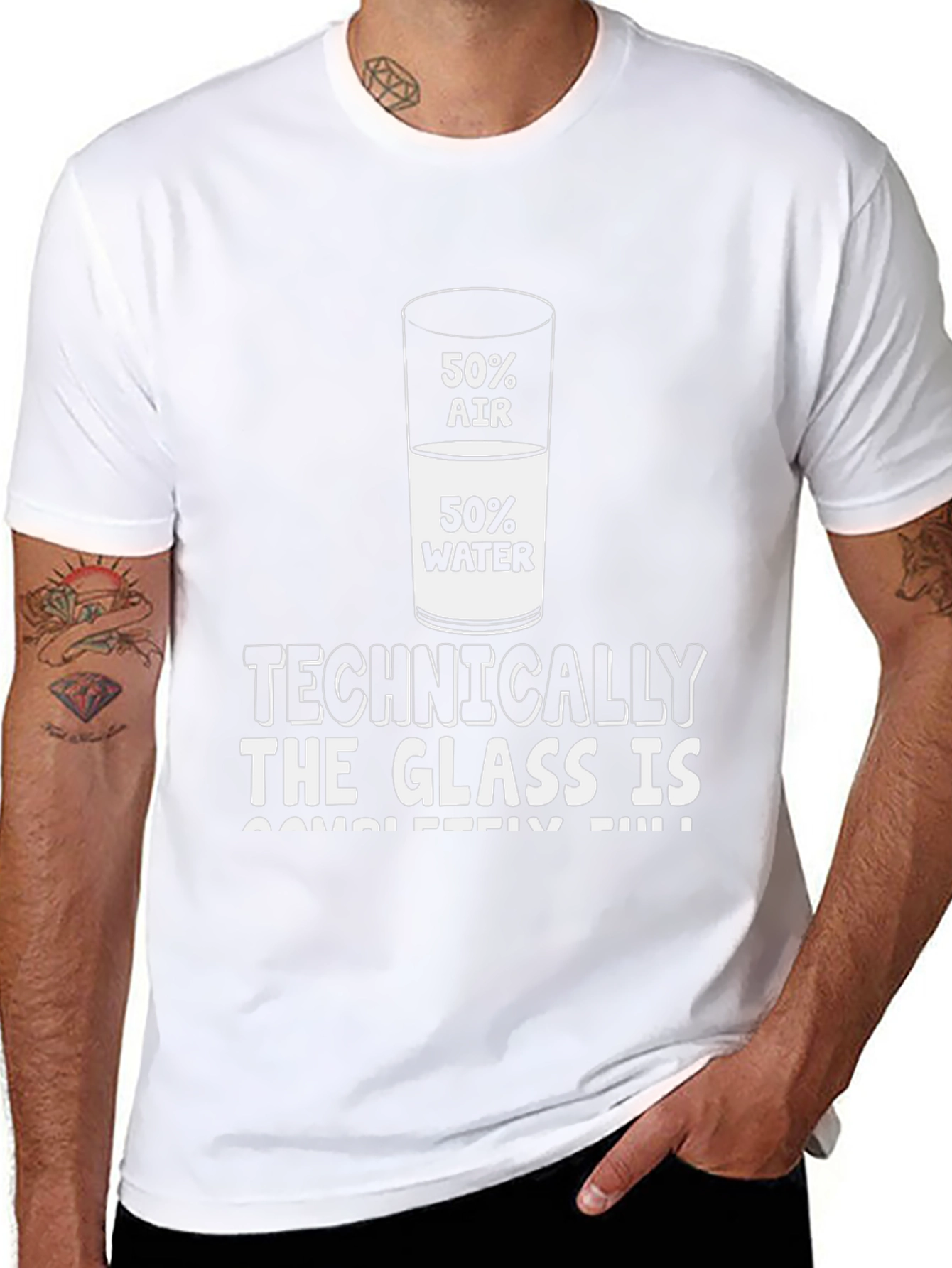Technically Full T-Shirt - Funny Science Shirt