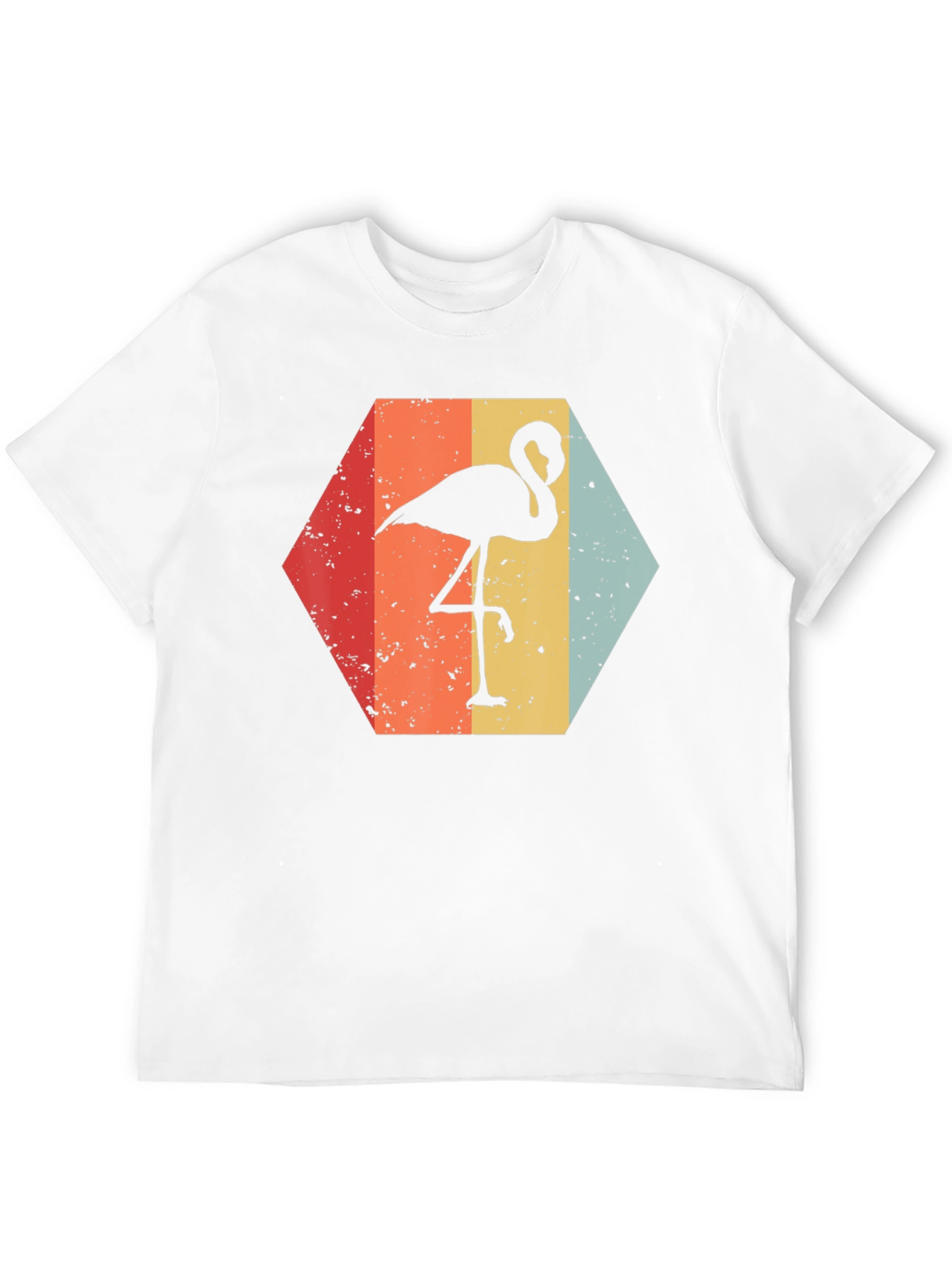 Retro Flamingo T-Shirt - Unique Graphic Tee