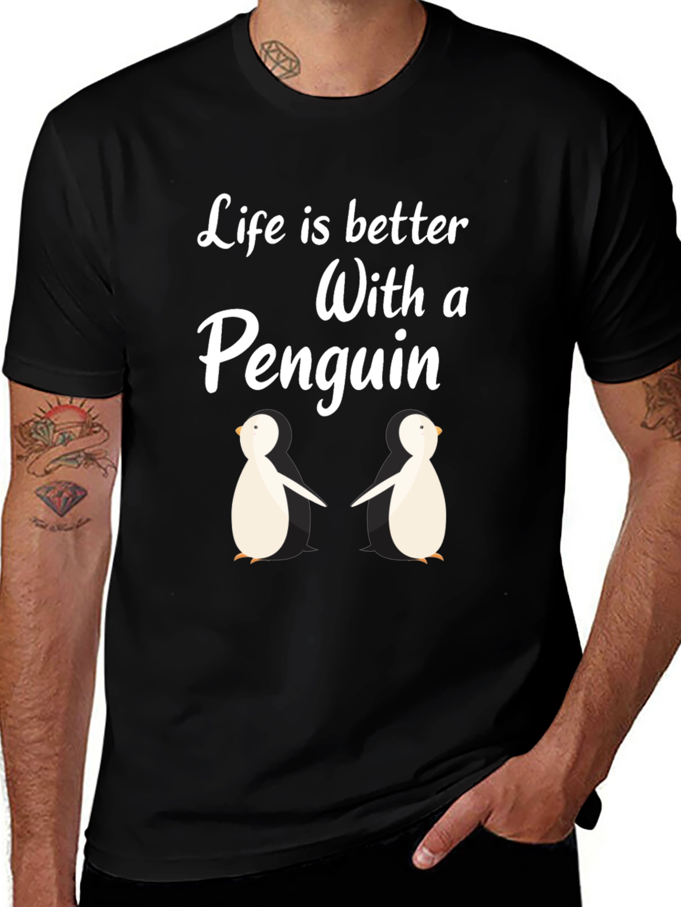 Penguin Life T-Shirt:  Better With Penguins!