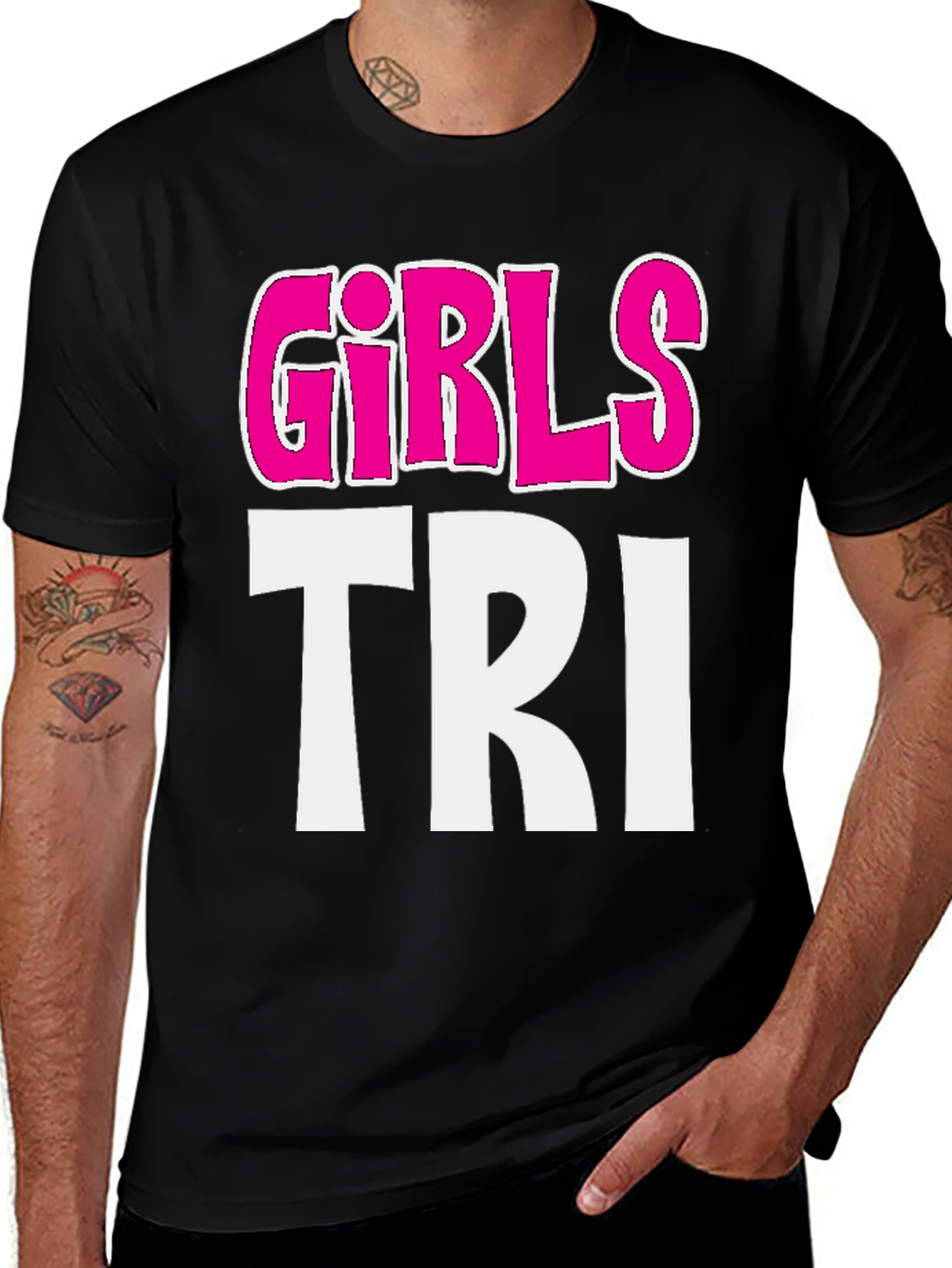 Girls Tri T-Shirt - Sports Triathlon Tee