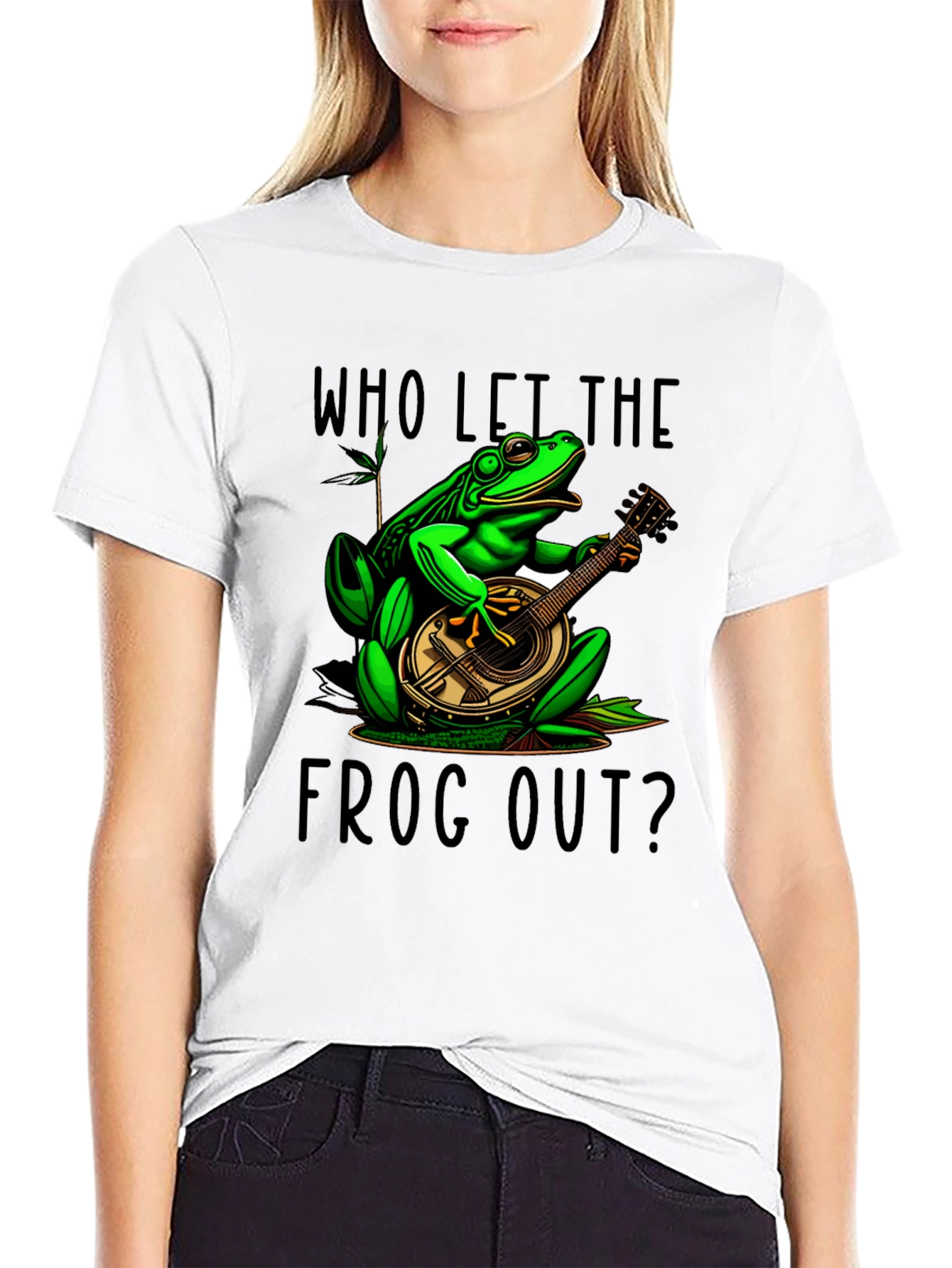 Who Let The Frog Out? T-Shirt
