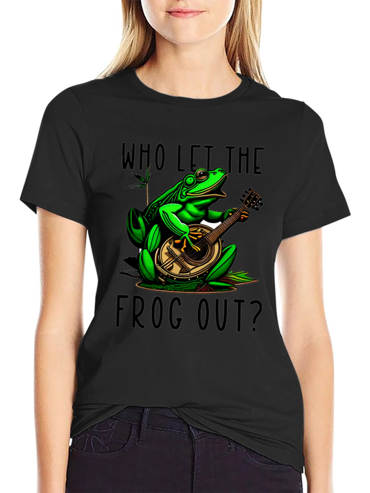 Who Let The Frog Out? T-Shirt