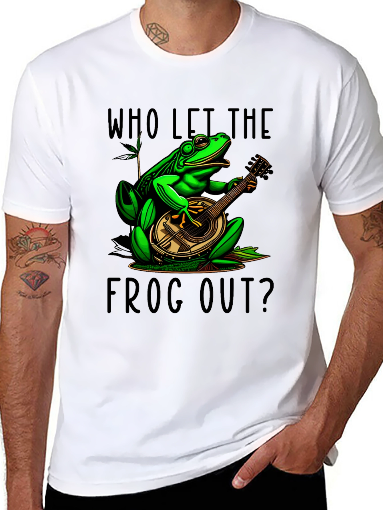 Who Let The Frog Out? T-Shirt