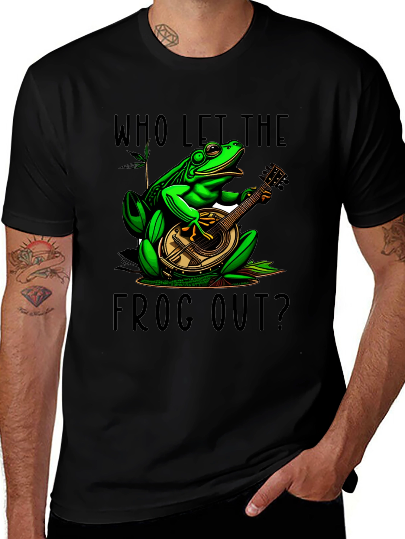 Who Let The Frog Out? T-Shirt