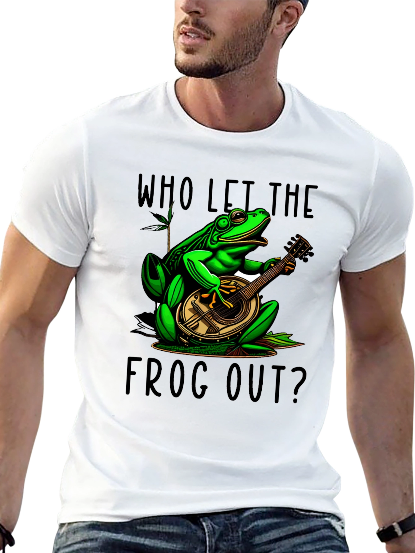 Who Let The Frog Out? T-Shirt
