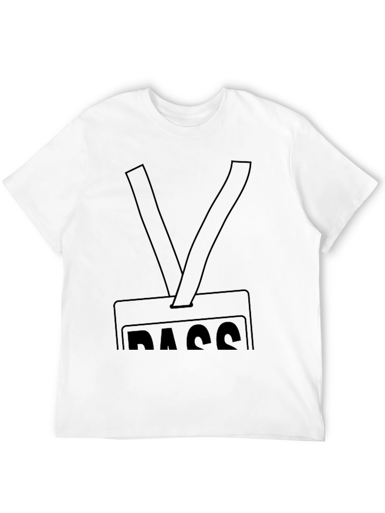 Funny Pass T-Shirt - Black Novelty Tee