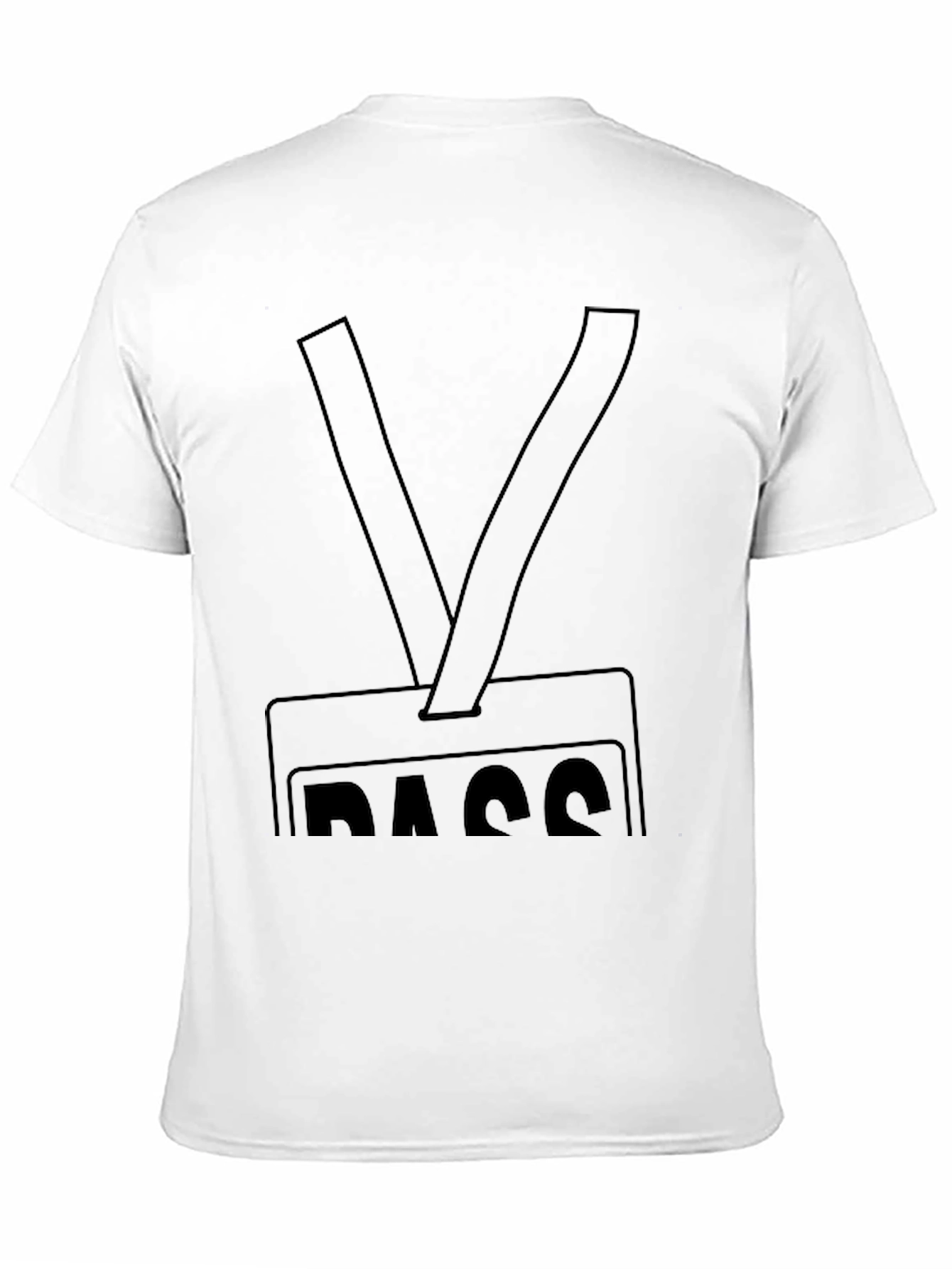 Funny Pass T-Shirt - Black Novelty Tee