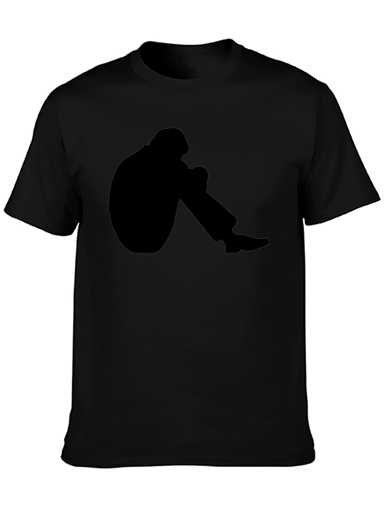 Silhouette Graphic Tee - Mens Black T-Shirt