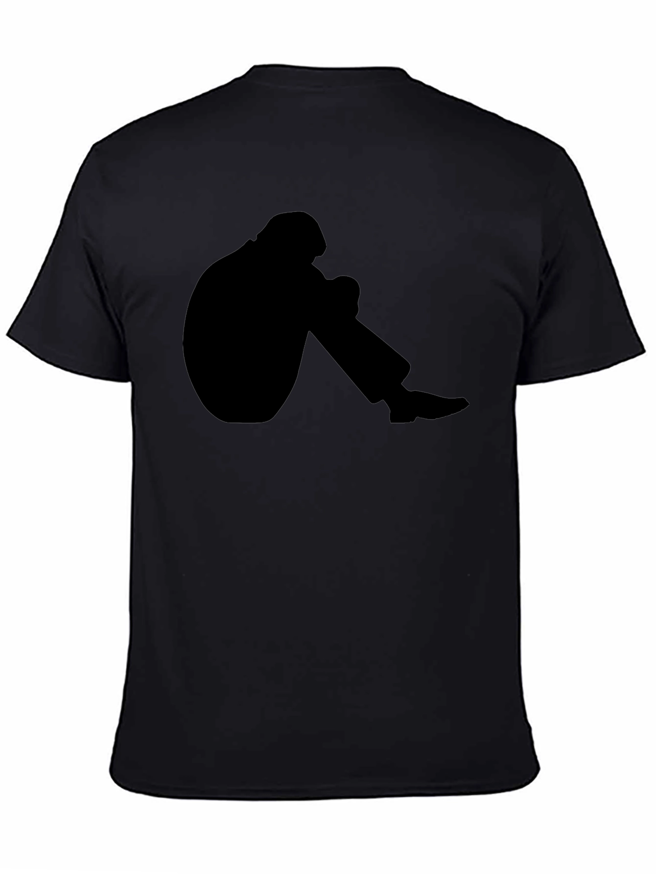 Silhouette Graphic Tee - Mens Black T-Shirt