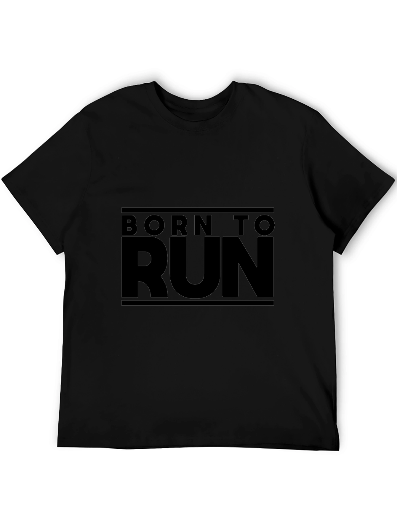 Born to Run Graphic Tee - Black
