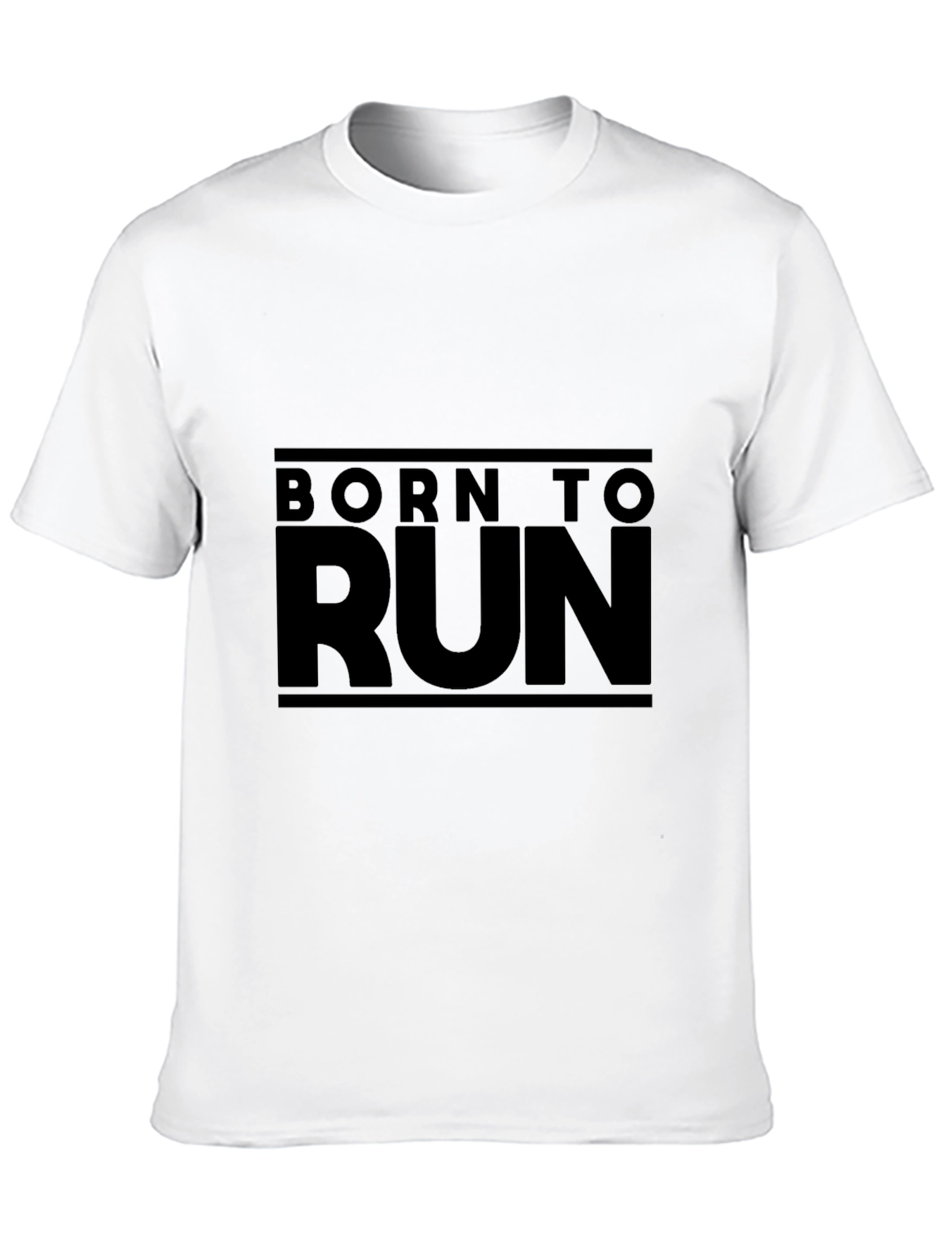 Born to Run Graphic Tee - Black