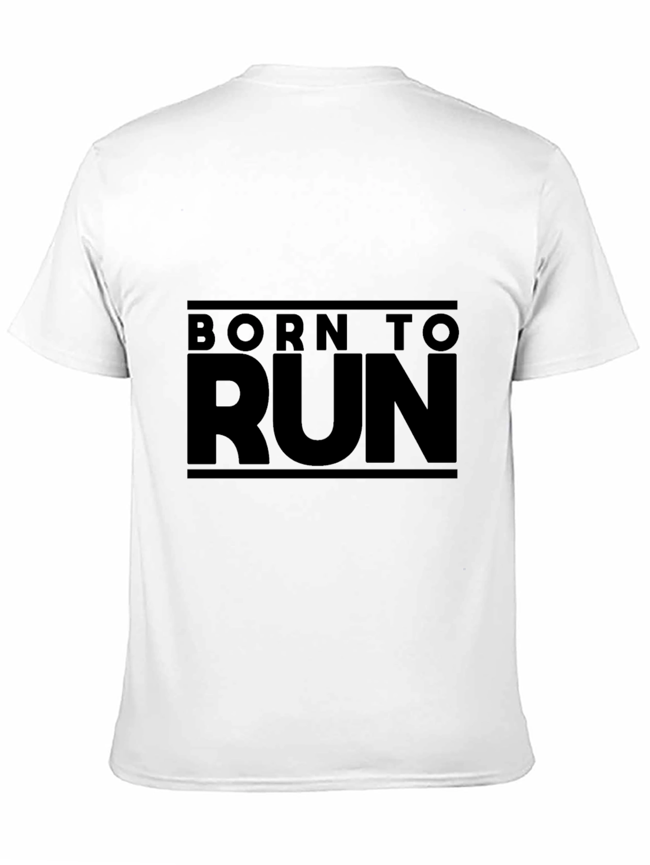 Born to Run Graphic Tee - Black