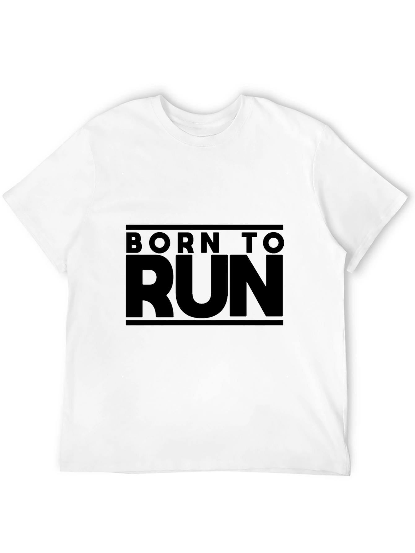 Born to Run Graphic Tee - Black