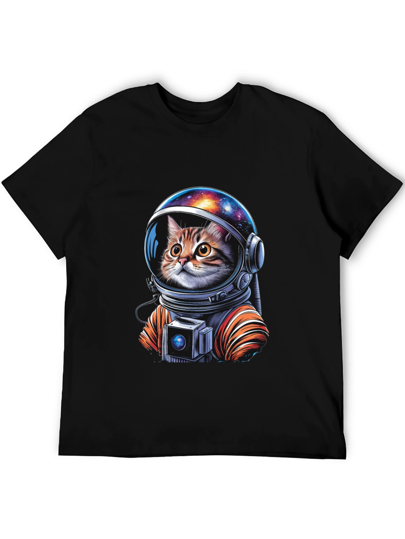 Astronaut Cat Graphic T-Shirt