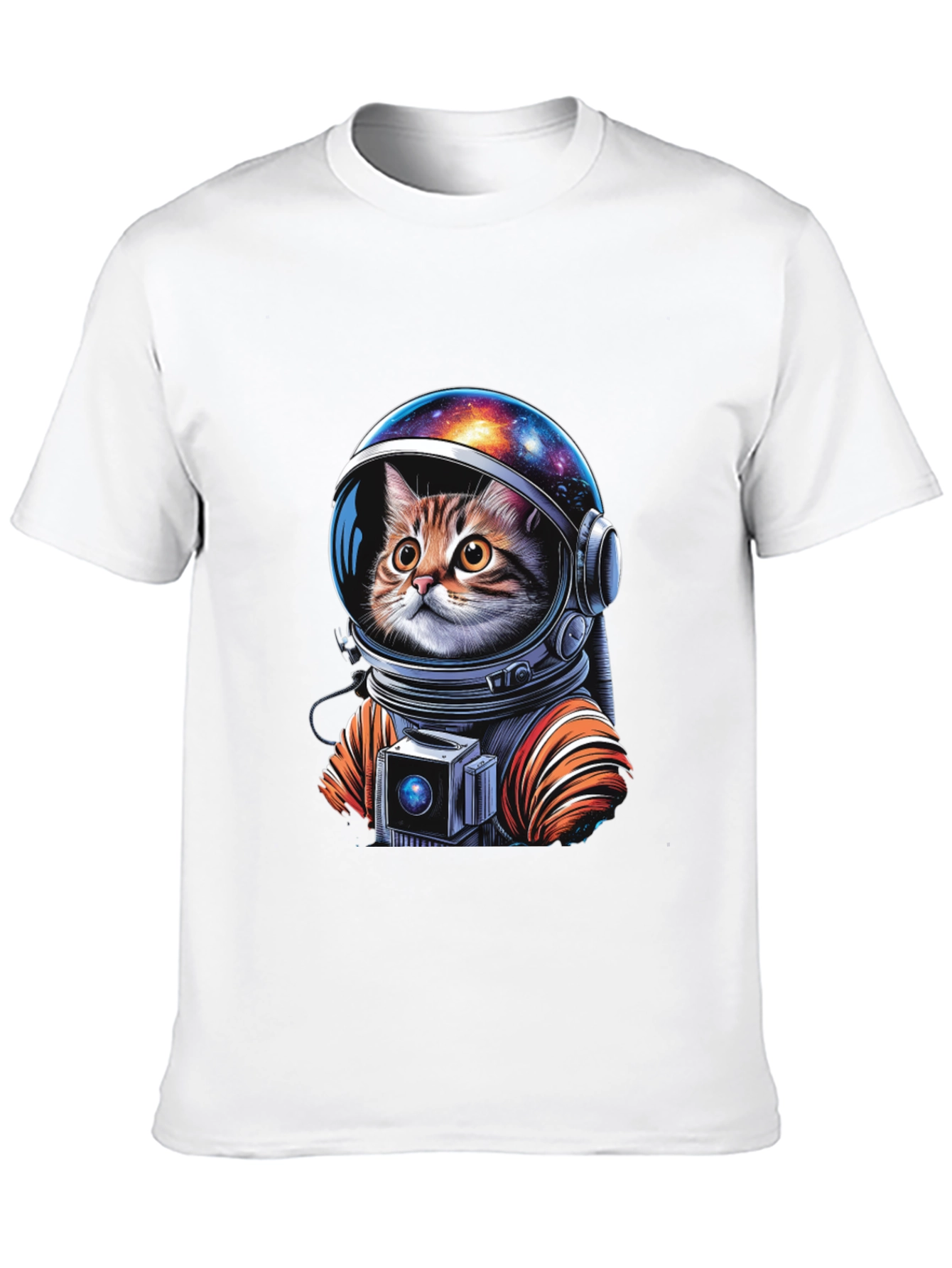 Astronaut Cat Graphic T-Shirt