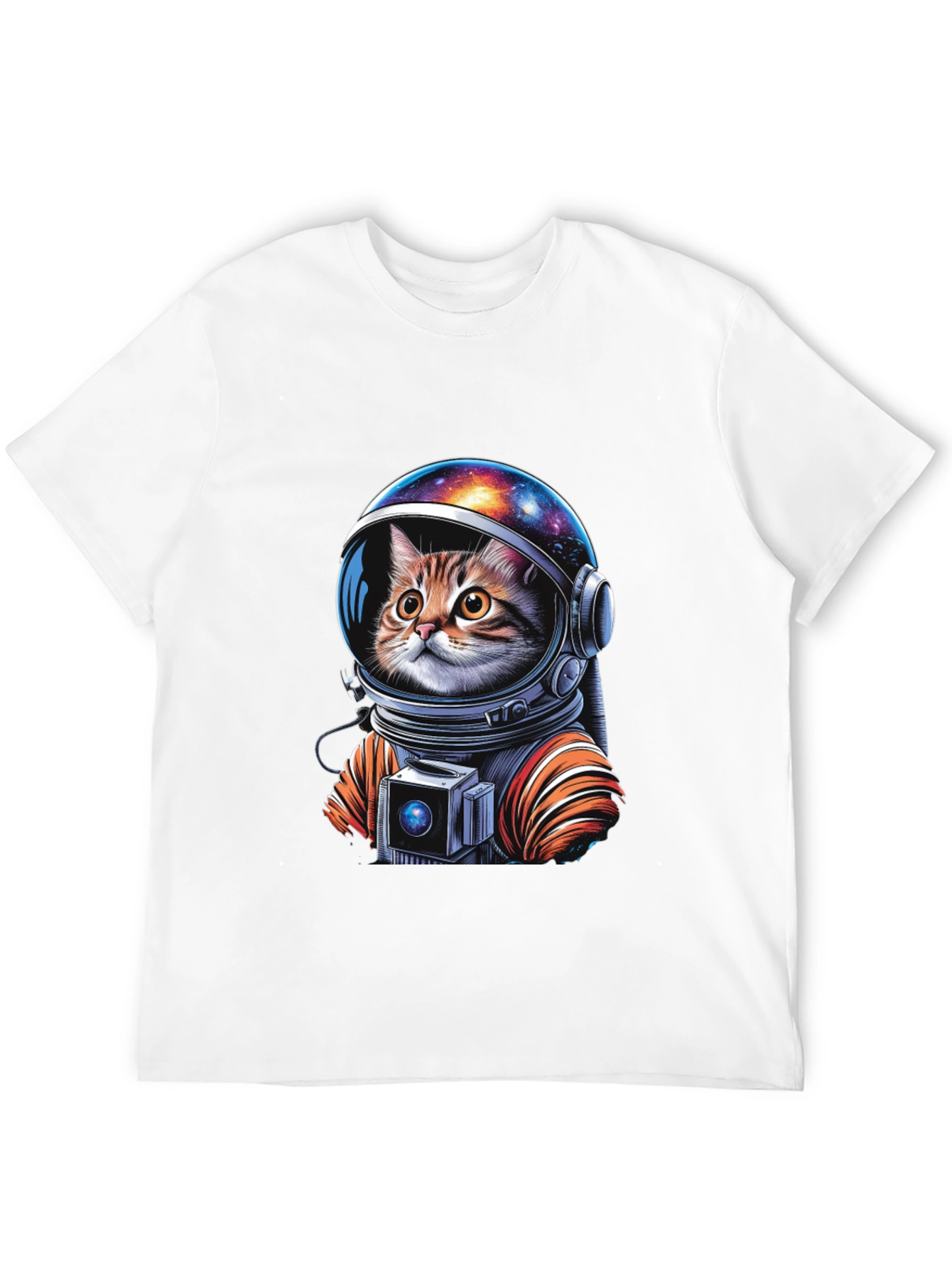 Astronaut Cat Graphic T-Shirt