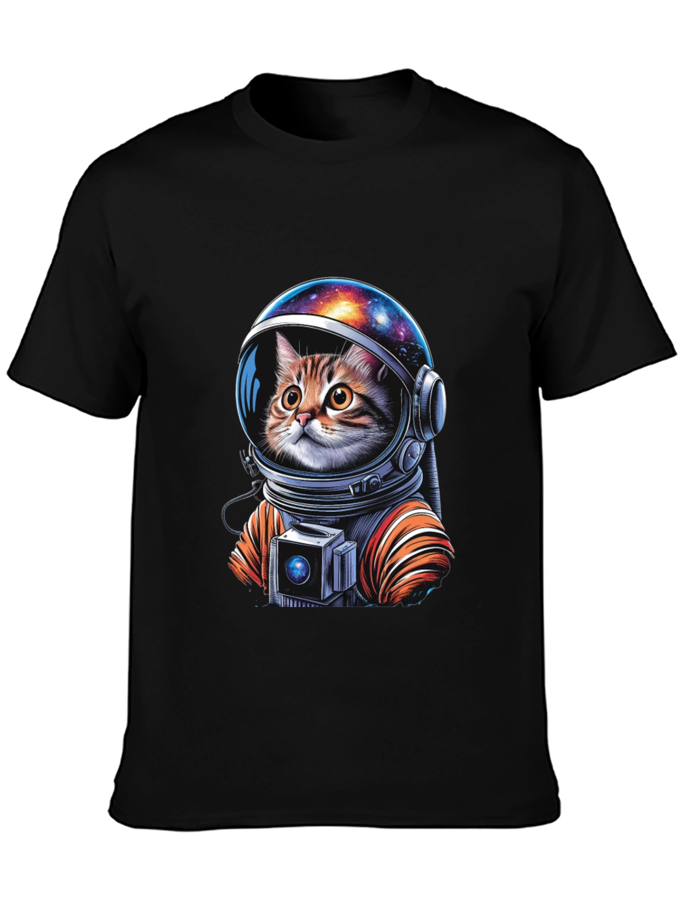 Astronaut Cat Graphic T-Shirt