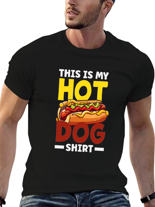 This Is My Hot Dog Shirt - Novelty Graphic Tee