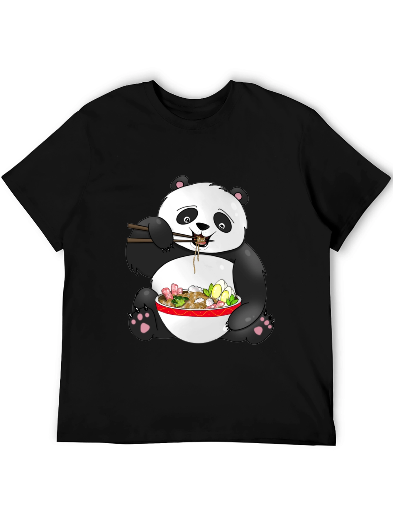 Panda Ramen T-Shirt - Cute Asian Food Tee