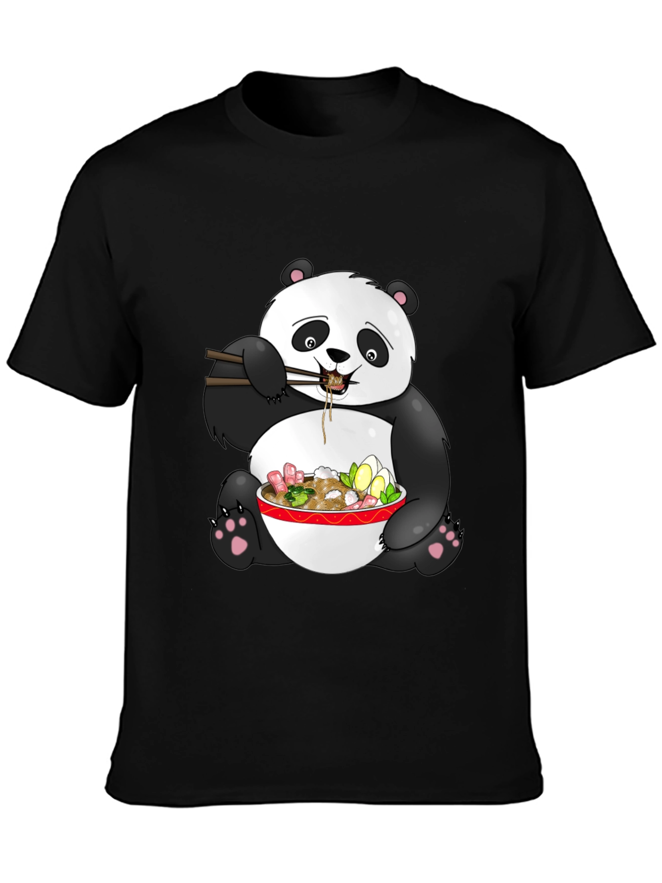 Panda Ramen T-Shirt - Cute Asian Food Tee