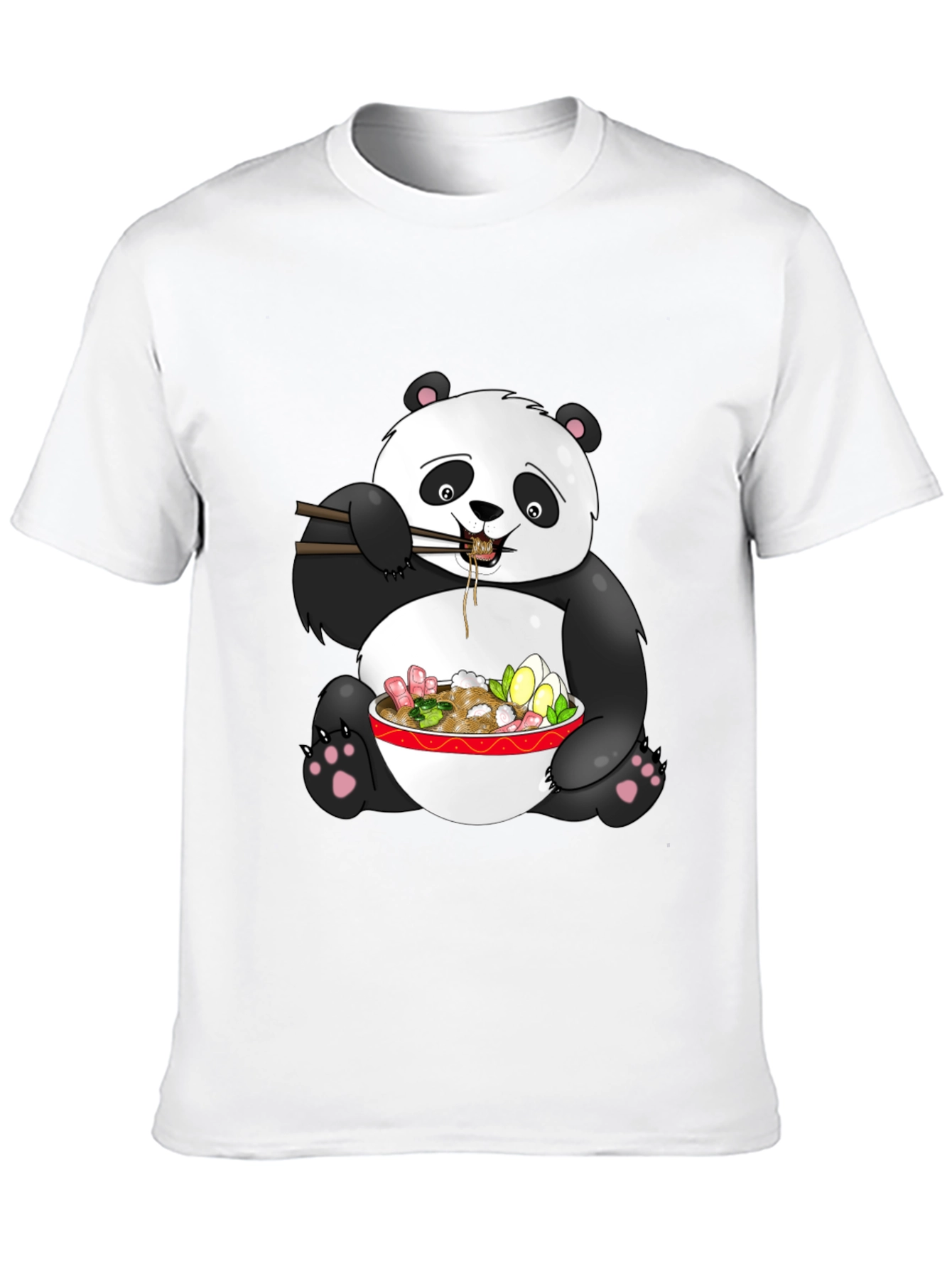 Panda Ramen T-Shirt - Cute Asian Food Tee