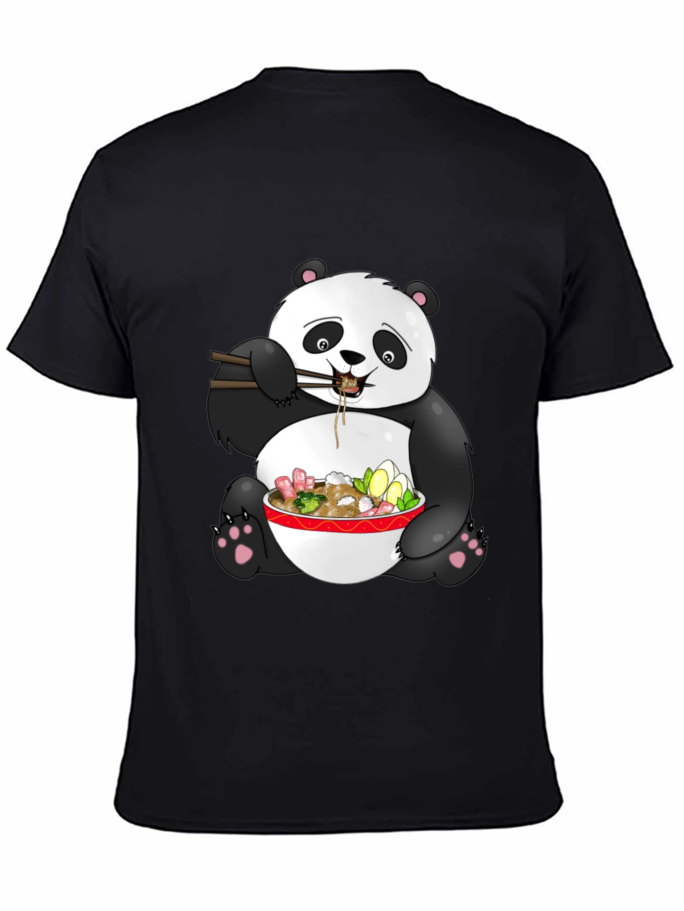 Panda Ramen T-Shirt - Cute Asian Food Tee