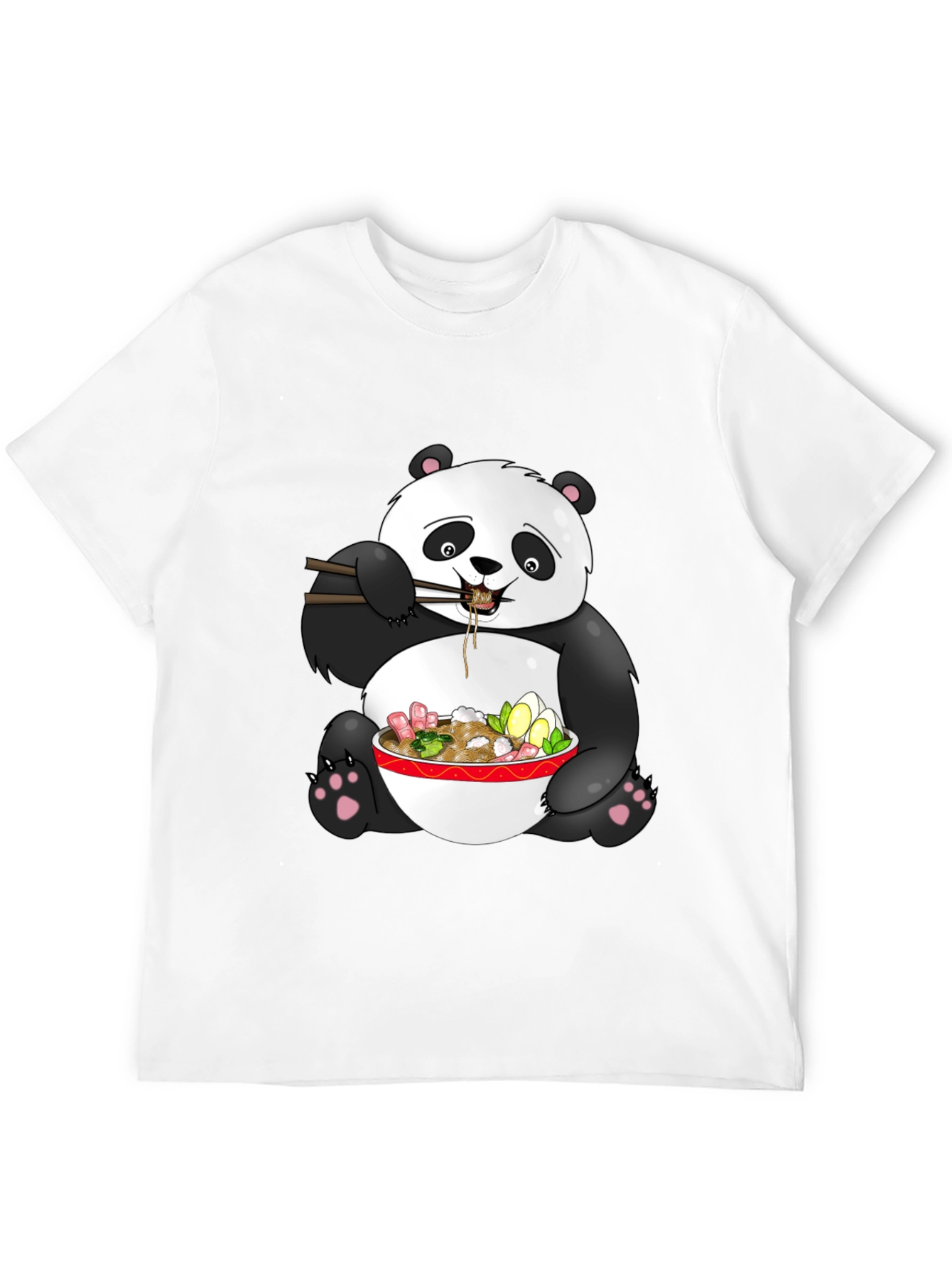 Panda Ramen T-Shirt - Cute Asian Food Tee