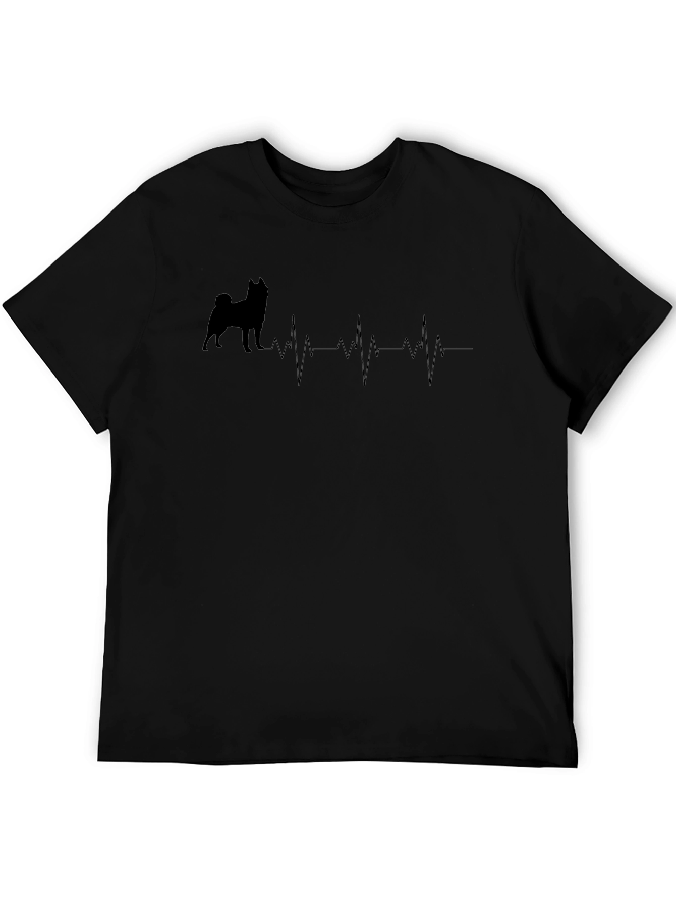 Dog Heartbeat Graphic T-Shirt - Unisex Style