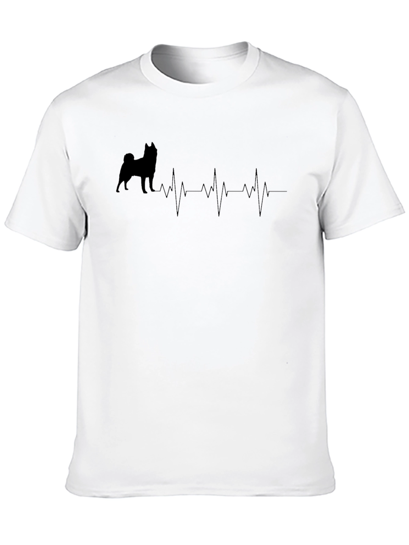 Dog Heartbeat Graphic T-Shirt - Unisex Style