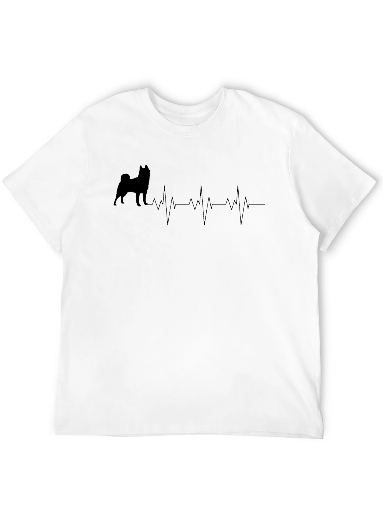 Dog Heartbeat Graphic T-Shirt - Unisex Style